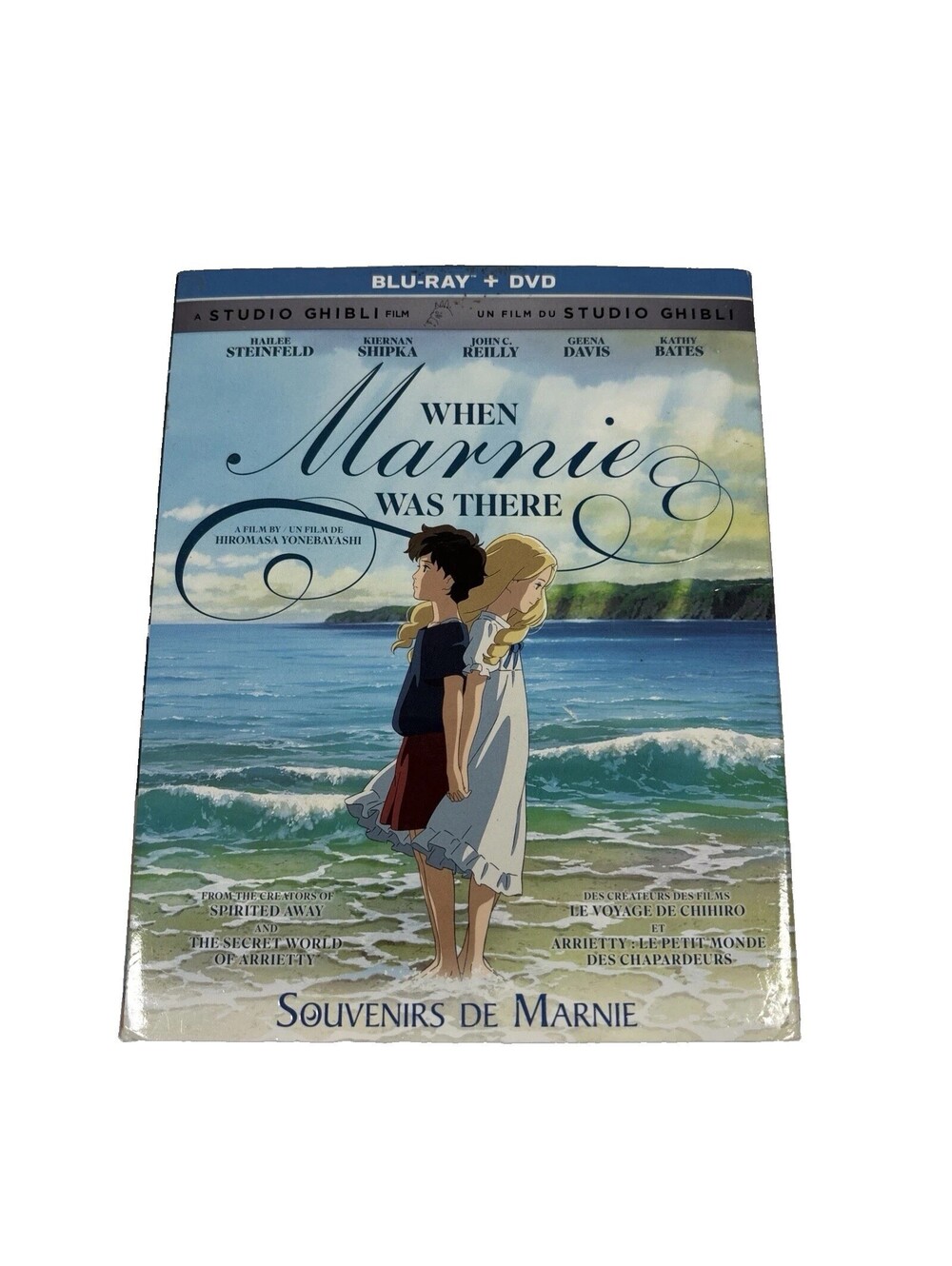When Marnie Was There Blu-ray + DVD Hailee Steinfeld Anime W/Slipcover